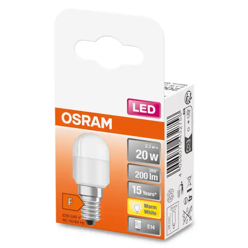 Ampoule LED SMD E14 Mini tube Dépolie 2.30 W 20 W Blanc chaud 2700 K – OSRAM Achetez Aujourd&rsquo;hui