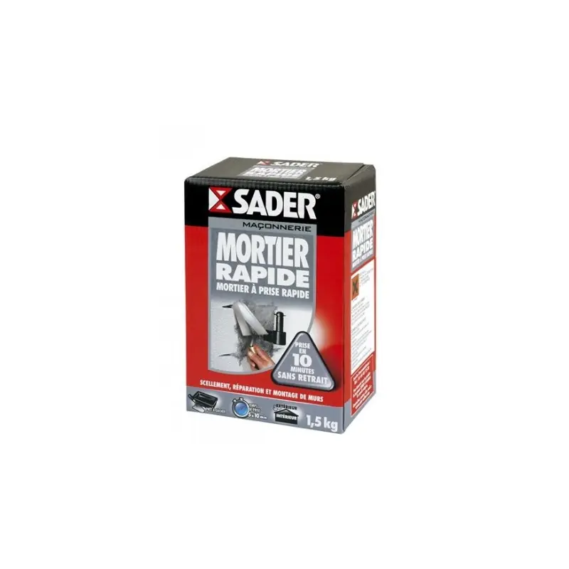 Meilleure Vente MORTIER RAPIDE 1.5KG – SADER