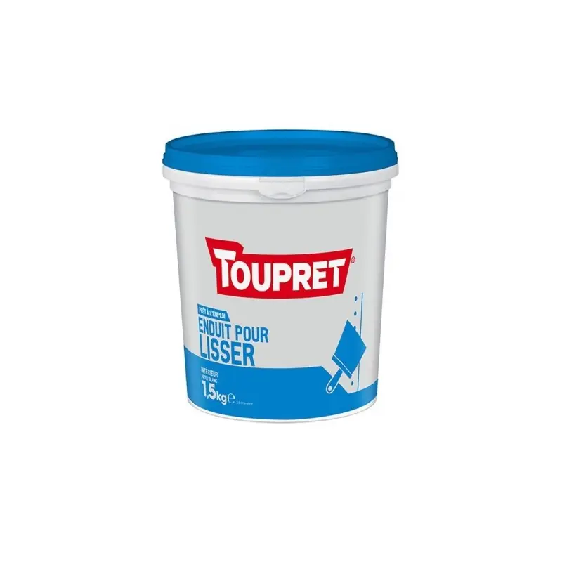 Meilleur Choix ENDUIT LISSAGE 1.5KG – TOUPRET
