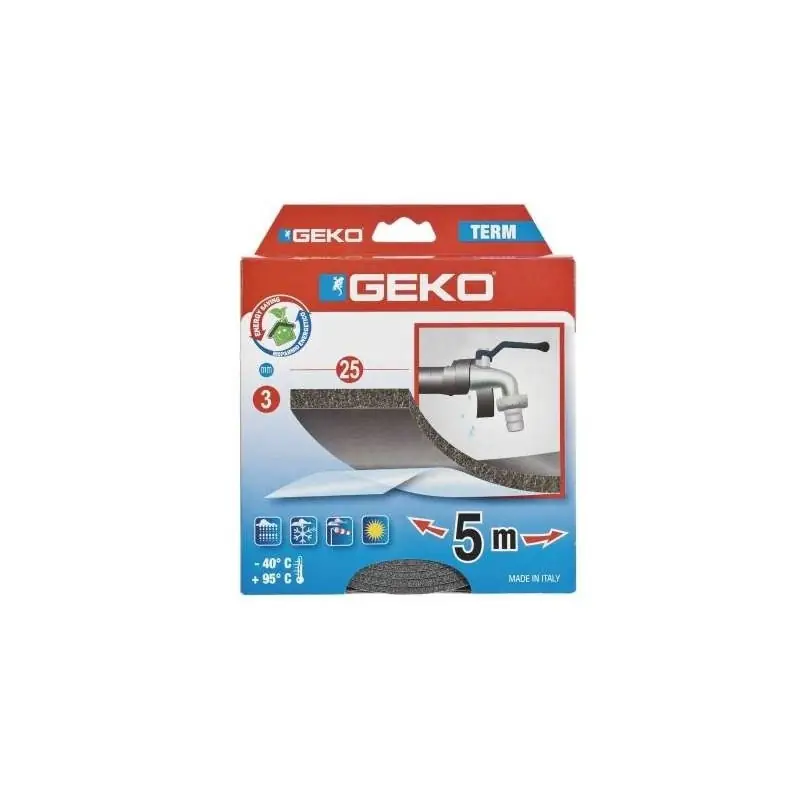 Promotion Saisonnière JOINT ADHÉSIF TUYAU 5M GRIS – GEKO