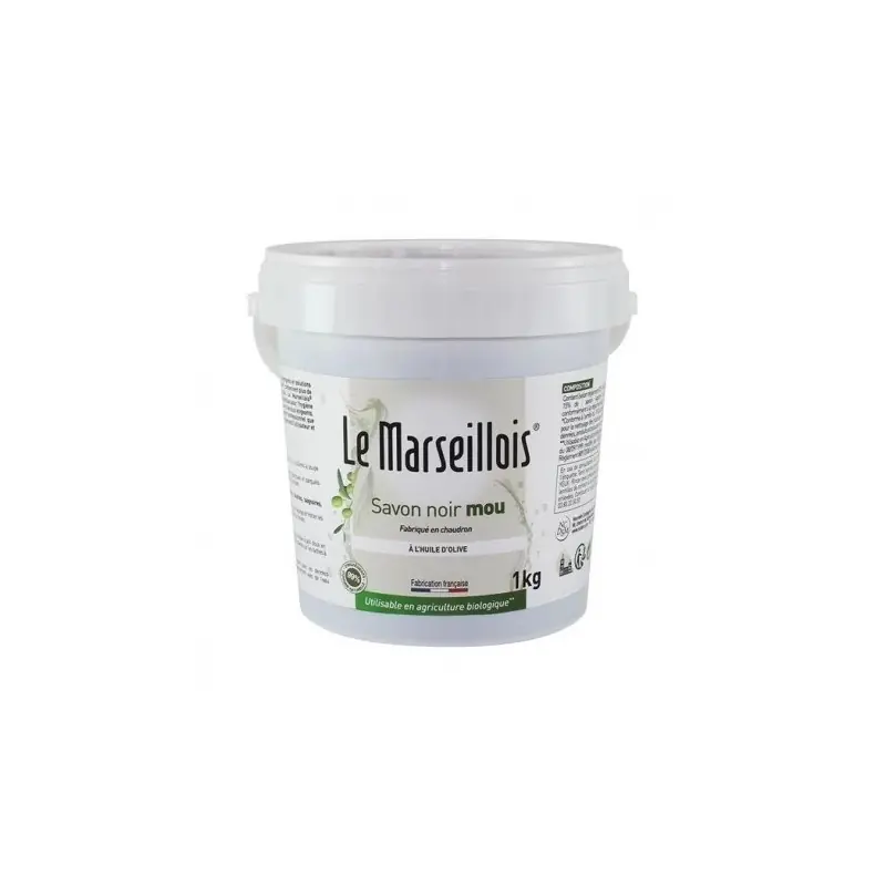 Acheter Direct SAVON NOIR MOU HUILE OLIVE 1KG – LE MARSEILLOIS