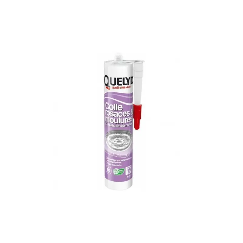 Commander Maintenant COLLE ROSACES & MOULURES 310ML – QUELYD