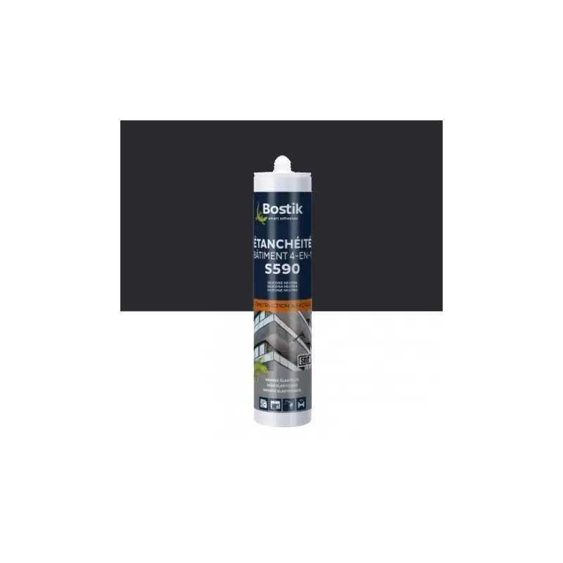 Expédition Rapide MASTIC ÉTANCHÉITÉ BÂTIMENT 4 EN 1 S590 GRIS 300ML – BOSTIK