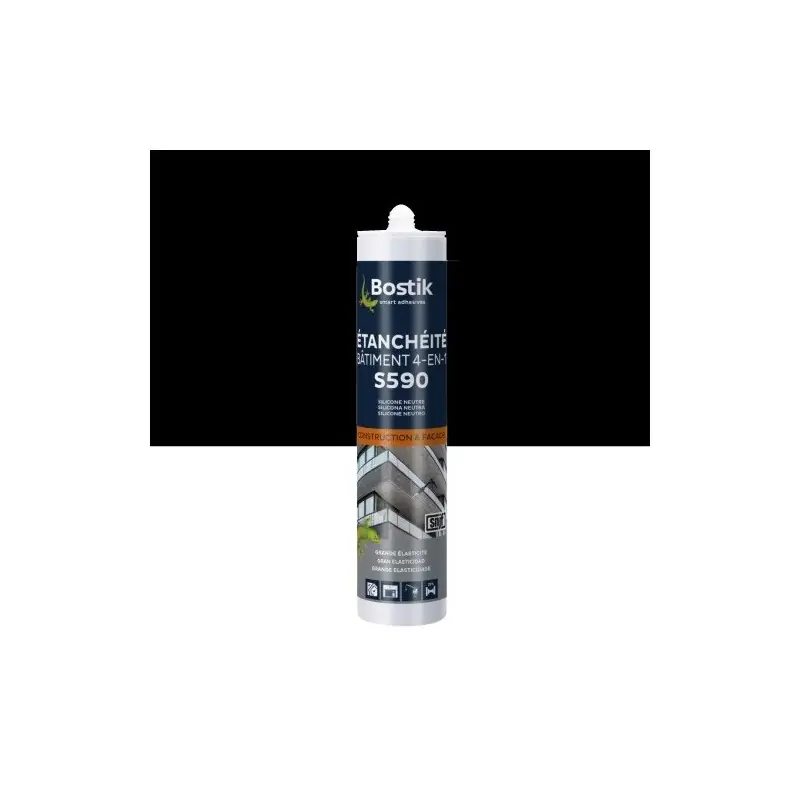 MASTIC ÉTANCHÉITÉ BÂTIMENT 4 EN 1 S590 NOIR 300ML – BOSTIK Soldes