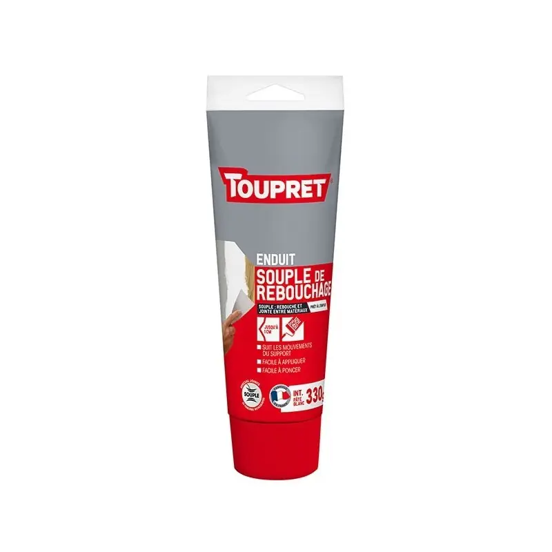 ENDUIT SOUPLE DE REBOUCHAGE 330G – TOUPRET Expédié Aujourd&rsquo;hui
