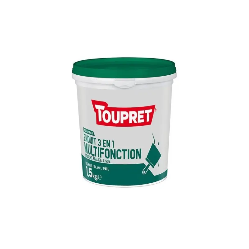 ENDUIT 3 EN 1 MULTIFONCTION 1.5KG – TOUPRET Offre Spéciale