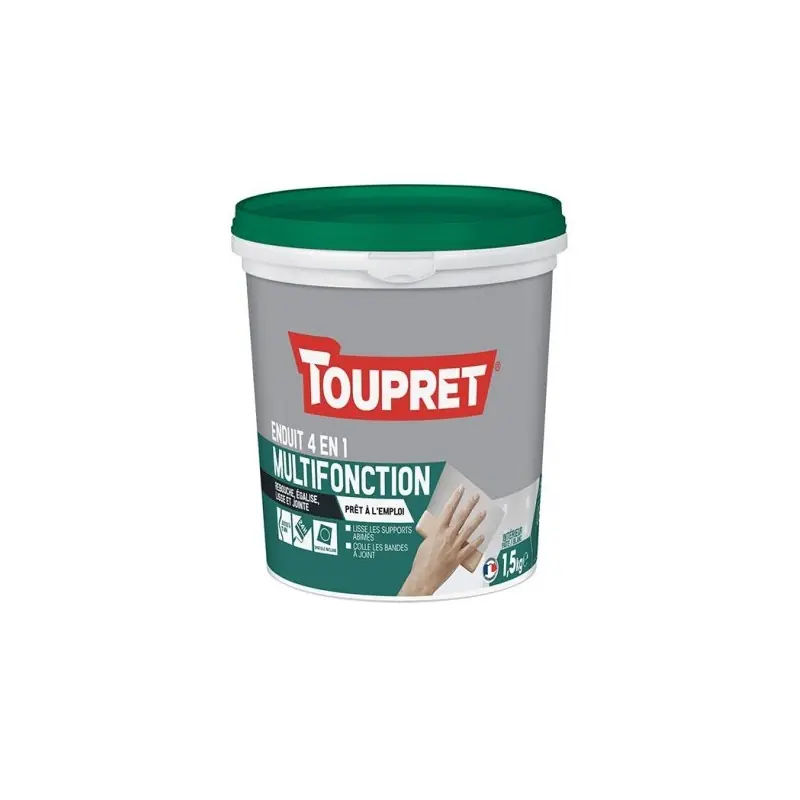 ENDUIT 4 EN 1 MULTIFONCTION 1.5 KG – TOUPRET Acheter Direct
