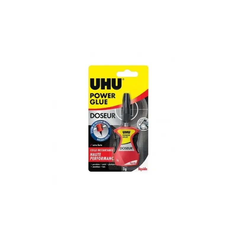 Meilleure Vente POWER GLUE LIQUIDE DOSEUR 3G – UHU