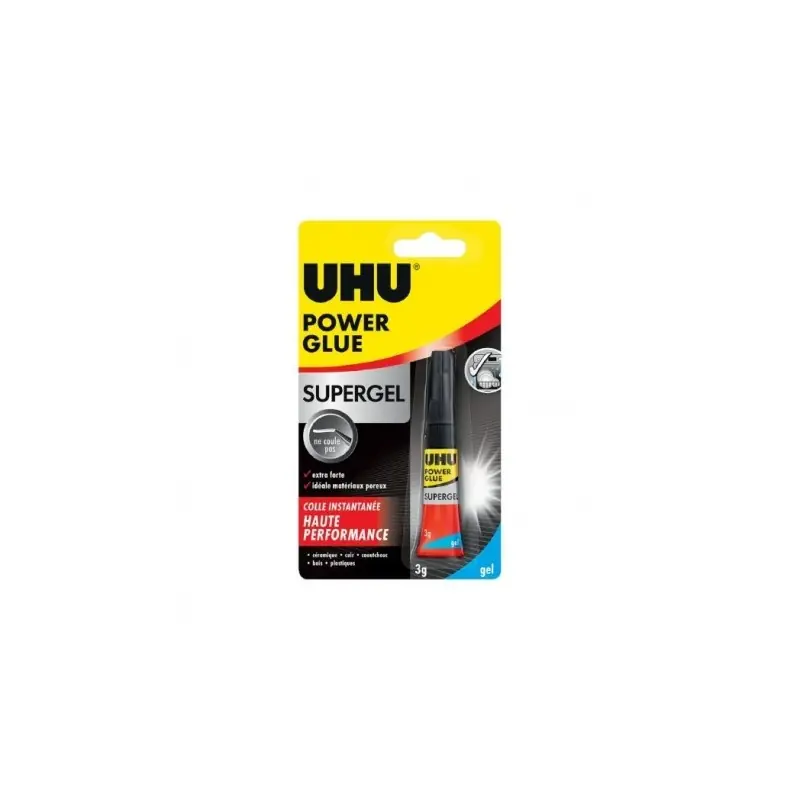 POWER GLUE GEL 3G – UHU Nouveauté