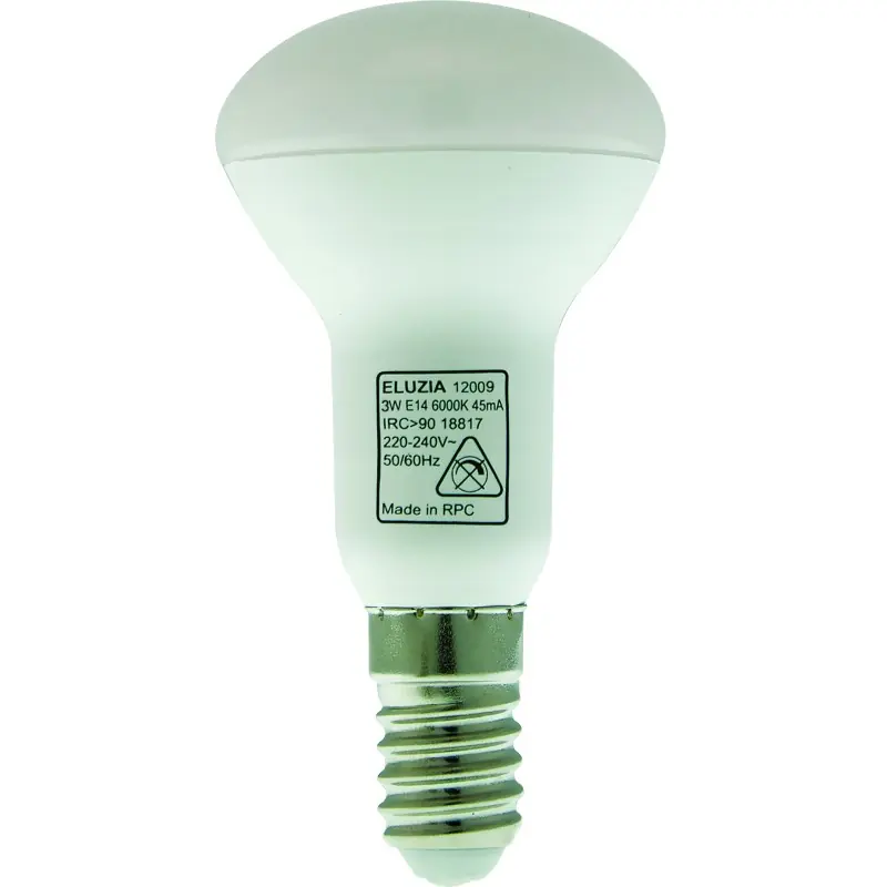 Livraison Express Ampoule LED SMD E14 Spot R39 3 W 23 W Blanc neutre 4000 K – ELUZIA