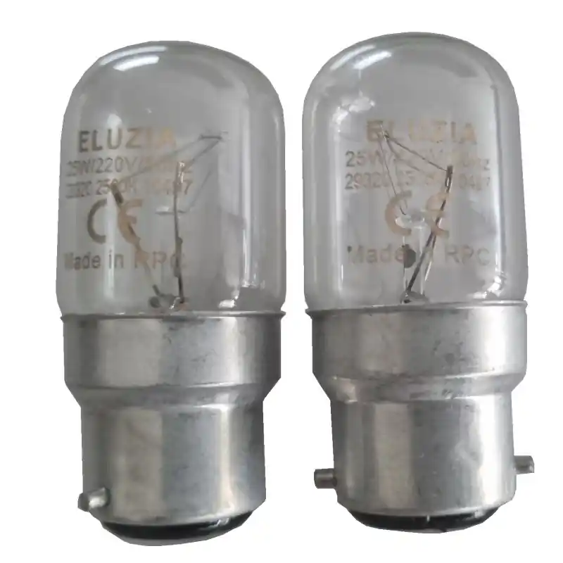 Ampoule Incandescente B22 Tube Claire 25 W 25 W Blanc chaud 2700 K – ELUZIA Vente Directe