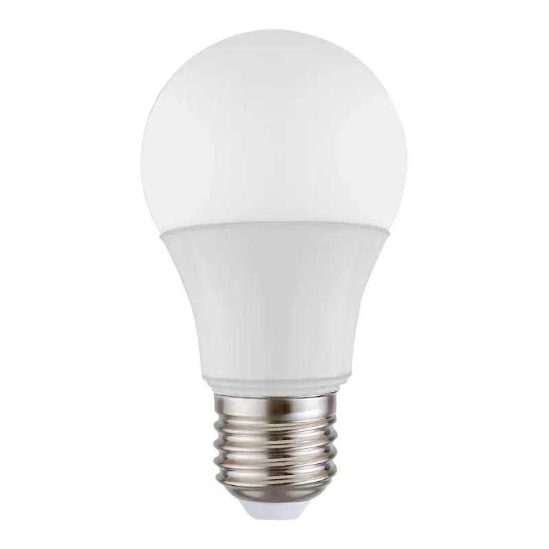 Boite de 5 ampoules LED SMD E27 Standard Opale 9 W 60 W Blanc chaud 3000 K – EXOLIGHT Promotion