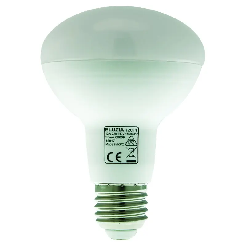 Ampoule LED SMD E27 Spot R80 11 W 75 W Blanc chaud 3000 K – ELUZIA Bon Marché
