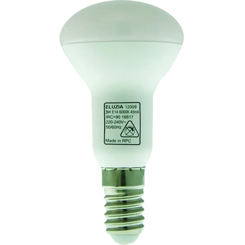 Ampoule LED SMD E14 Spot R39 3 W 35 W Blanc chaud 3000 K – ELUZIA Offre Limitée