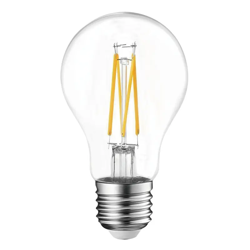 Ampoule LED Filament E27 Standard Claire 7 W 55 W Blanc chaud 3000 K – MALLTIS Vente Directe