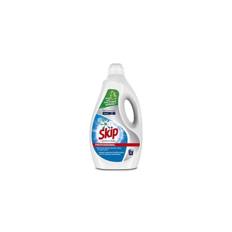 Expédition Rapide LESSIVE LIQUIDE PRO ACTIVE CLEAN 71 LAVAGES 5L – SKIP