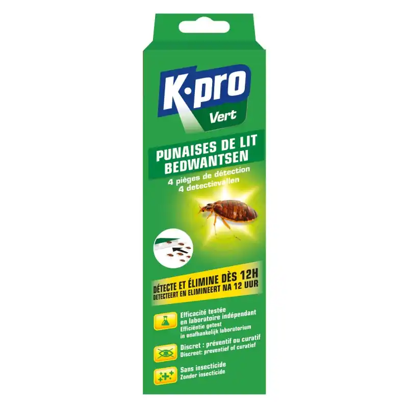 PIÈGES À PUNAISES DE LIT X4 – K-PRO Promotion Saisonnière