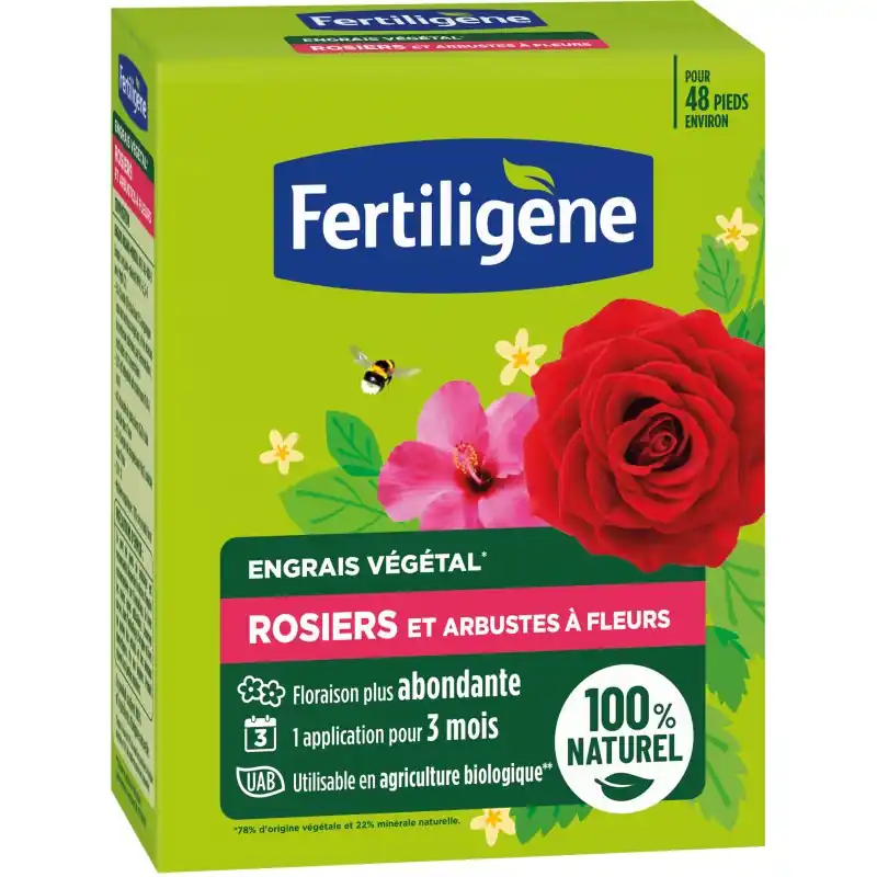 Prix Promo ENGRAIS ROSIERS UAB 1,2KG – FERTILIGENE