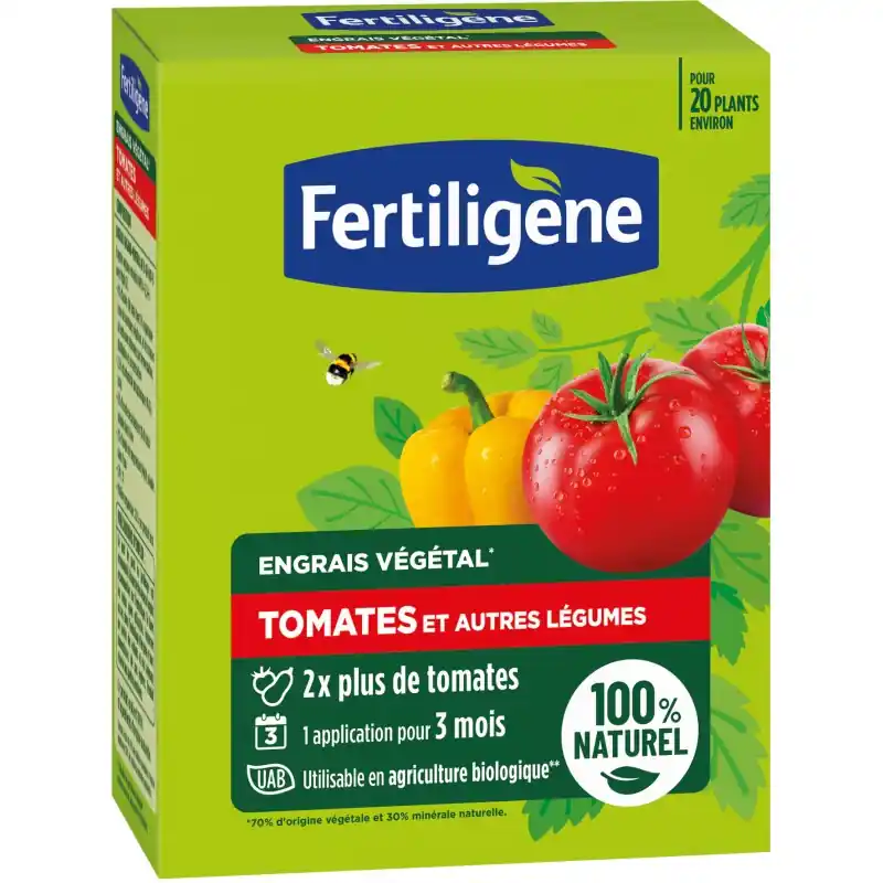 Satisfait Ou Remboursé ENGRAIS VÉGÉTAL TOMATES ET AUTRES LÉGUMES UAB 1.2KG - FERTILIGÈNE