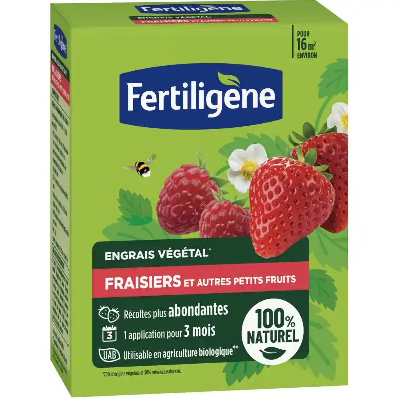 Promotion Saisonnière ENGRAIS FRAISIERS UAB 1,2KG – FERTILIGENE
