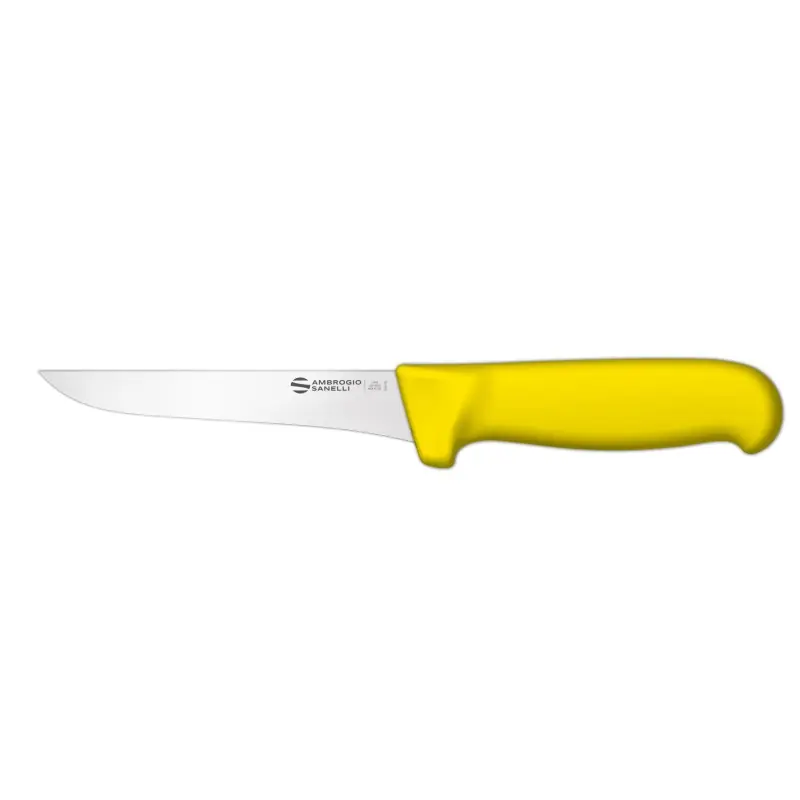 COUTEAU A DESOSSER ETROIT 14CM JAUNE – SANELLI Acheter Direct