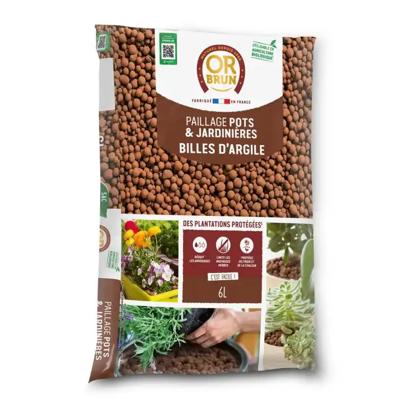 BILLES D‘ARGILE OR BRUN 6L Dernier Modèle