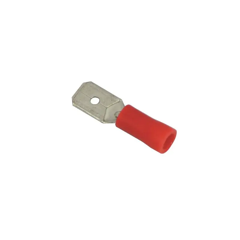 Offre Spéciale 10 COSSES ISOLÉES À SERTIR MÂLE 6.3MM – TIBELEC