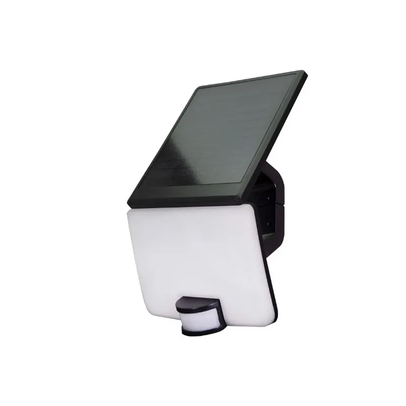 PROJECTEUR LED 11W / 1400LM PANNEAU SOLAIRE AMOVIBLE DÉTECTEUR MOUVEMENT – TIBELEC Petit Prix