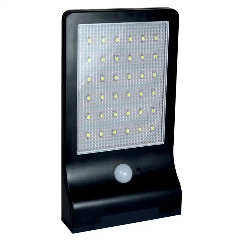 APPLIQUE SOLAIRE LED 3W / 370LM DÉTECTEUR MOUVEMENT – TIBELEC Solde