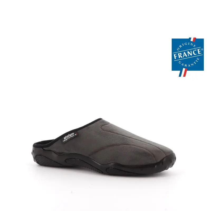 MULE HOMME DAKAR SEMELLE AIRFLEX ANTHRACITE – AIRPLUM Bon Marché