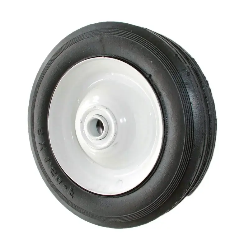 Certifié Roue en acier à moyeu centré universelle – diamètre extérieur 152mm – largeur 38mm – longueur moyeu 44,5mm – alésage 12,7mm