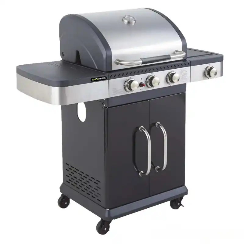 Seulement Aujourd&rsquo;hui BARBECUE À GAZ FIDGI 3 BRÛLEURS 11.5KW – COOK‘IN GARDEN