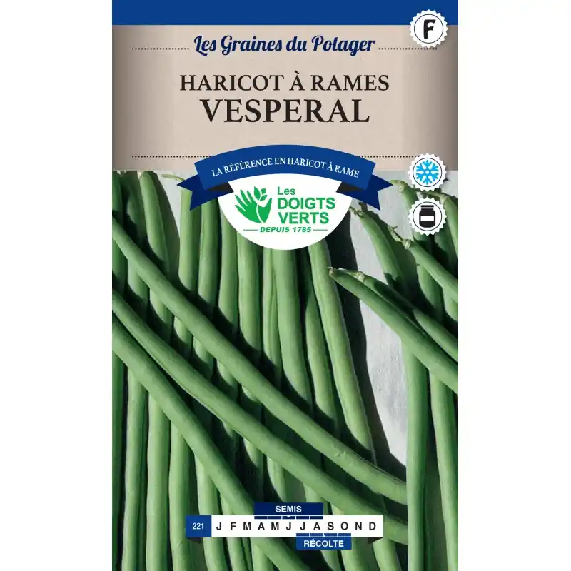 Acheter En Ligne HARICOT RAMES VESPERAL – LES DOIGTS VERTS