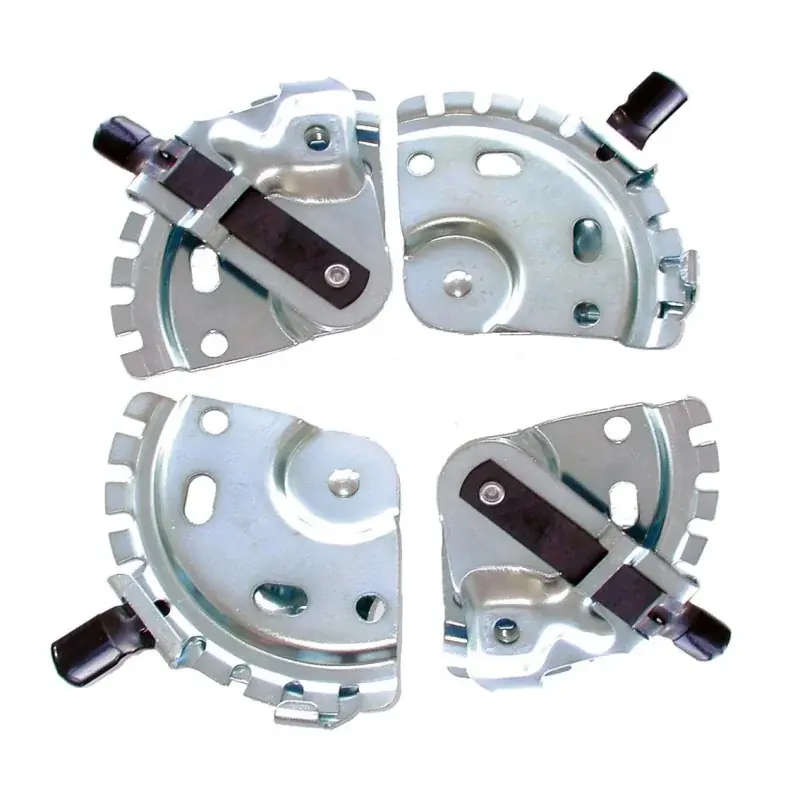 Kit de 4 relevages de roue à adapter sur carter tondeuse – 7 positions de hauteur – 2 sachets de 2 pièces Promotion Saisonnière