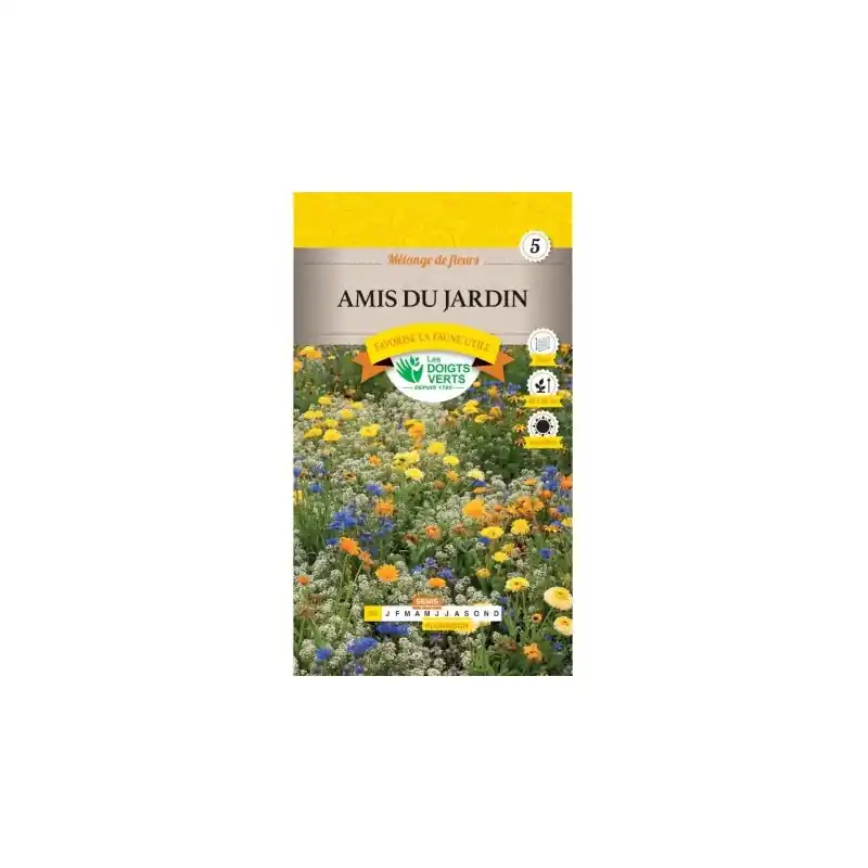 MELANGE FLEURS AMIS DU JARDIN – LES DOIGTS VERTS Vente Directe