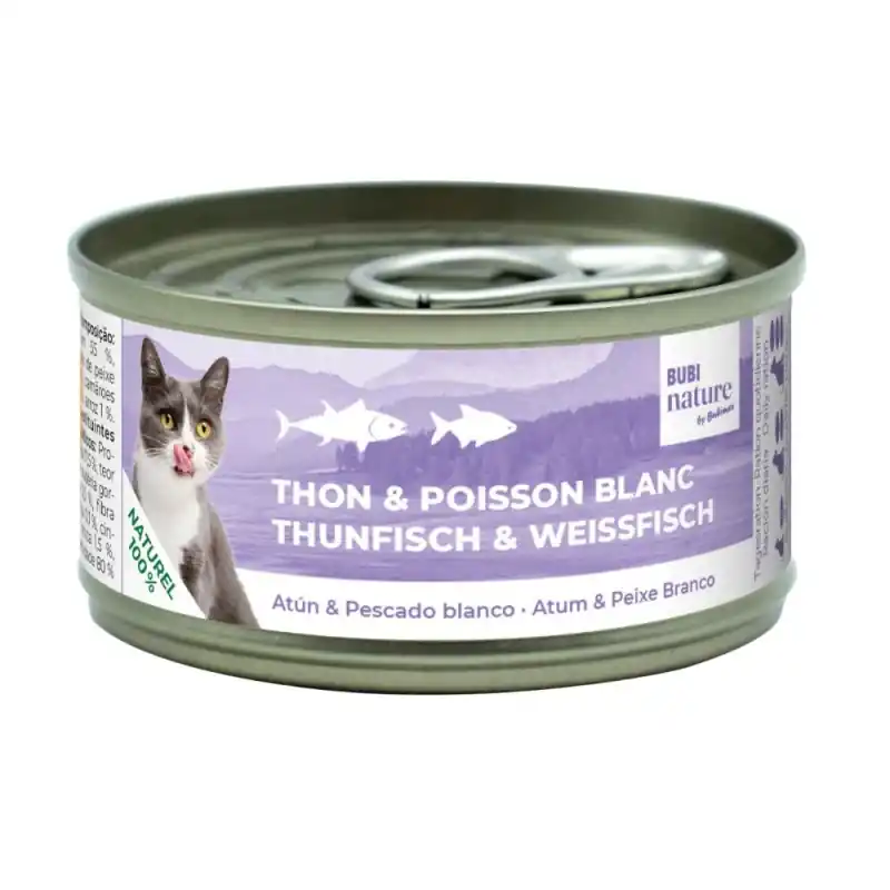 BUBI NATURE THON & POISSON BLANC 70G – BUBIMEX Marque