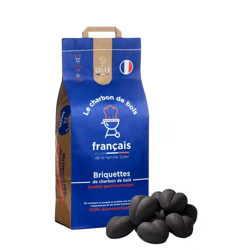 BRIQUETTES DE CHARBON DE BOIS 7.5KG Offre Limitée