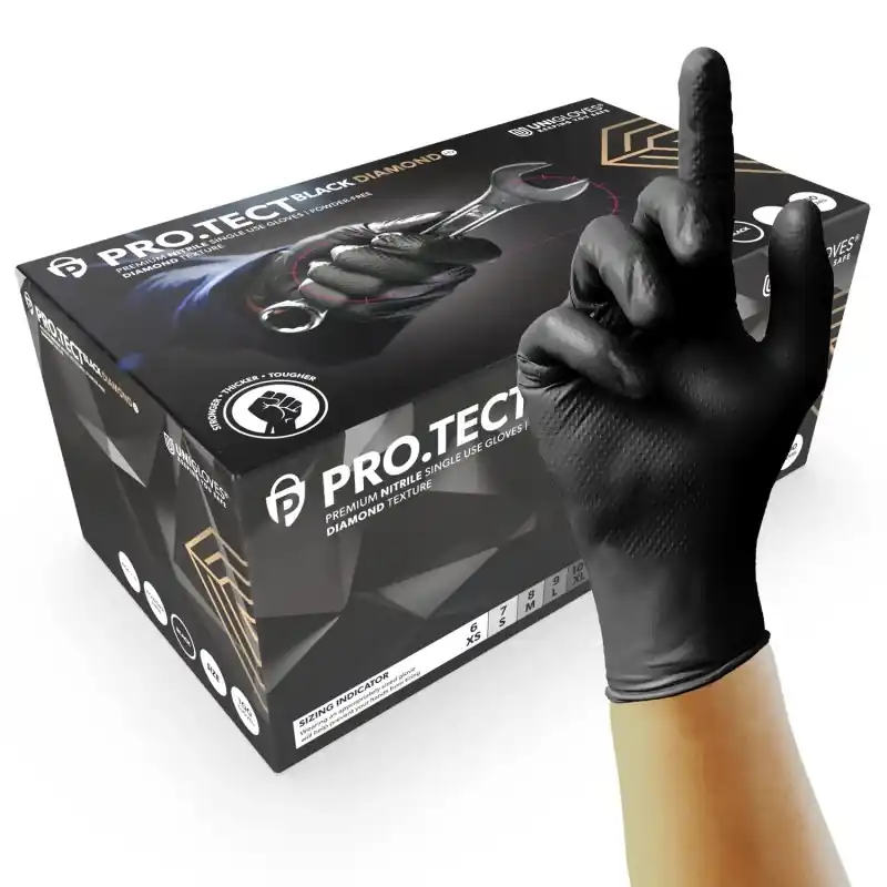 GANTS NITRILE BLACK DIAMOND X 100 Retour Gratuit