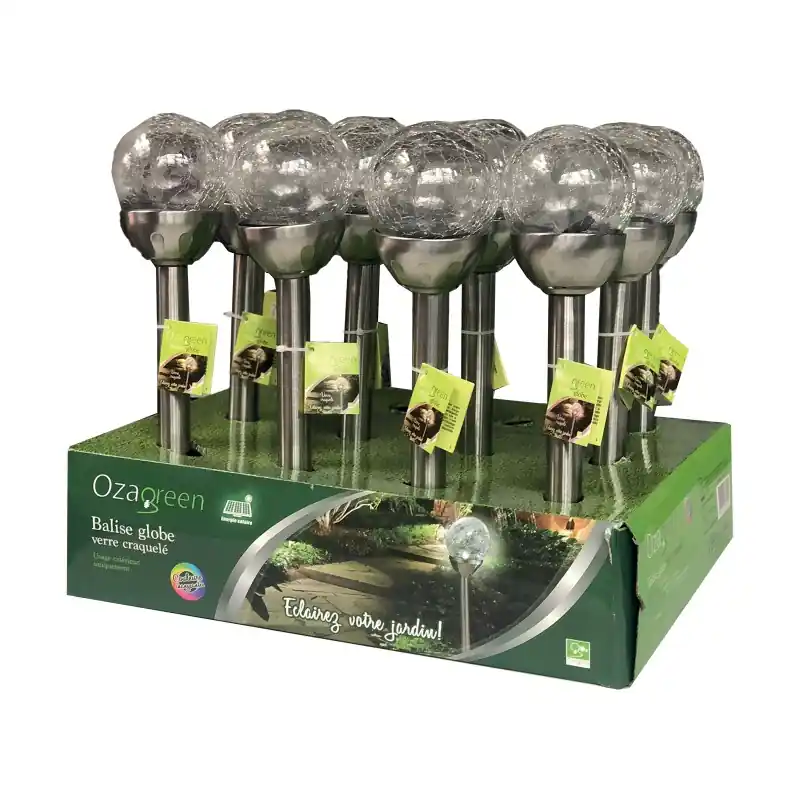 BORNE SOLAIRE SPHÈRE CRAQUELÉE Seulement Aujourd&rsquo;hui