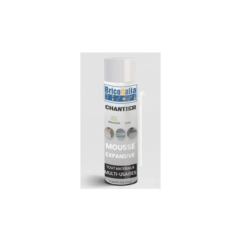 MOUSSE CHANTIER 500ML BRICORALIA Commander Vite