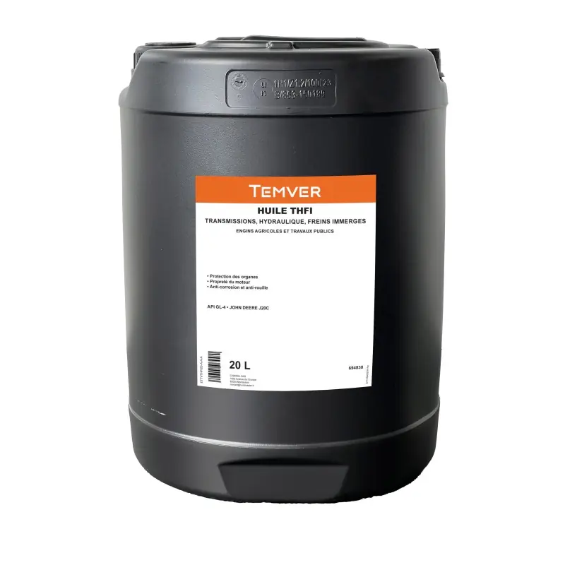 HUILE TRANSMISSION HYDRAULIQUE THFI 20L – TEMVER Réduction