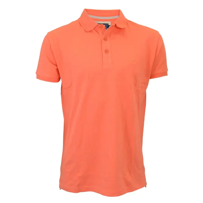 POLO MC BRODERIE POITRINE ORANGE – MORAN‘S Promotion