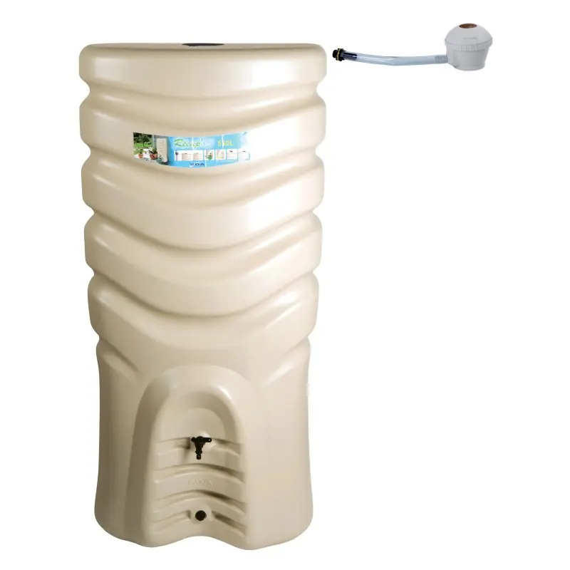 CUVE A EAU RECUP O 550L BEIGE + COLLECTEUR – EDA Jusqu&rsquo;à Épuisement Des Stocks