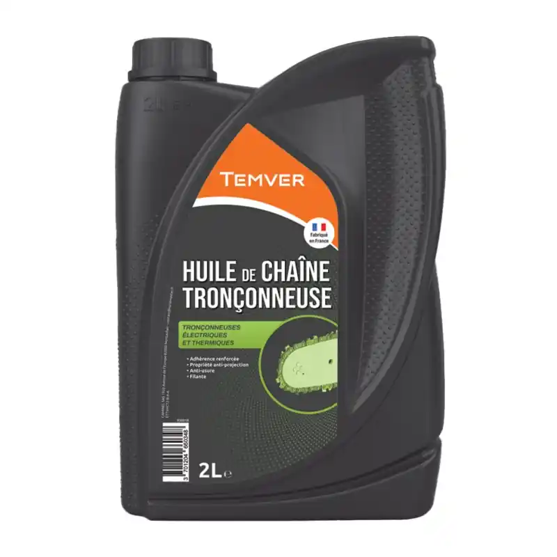 HUILE CHAINE TRONCONNEUSE FILANTE 2L – TEMVER Satisfait Ou Remboursé