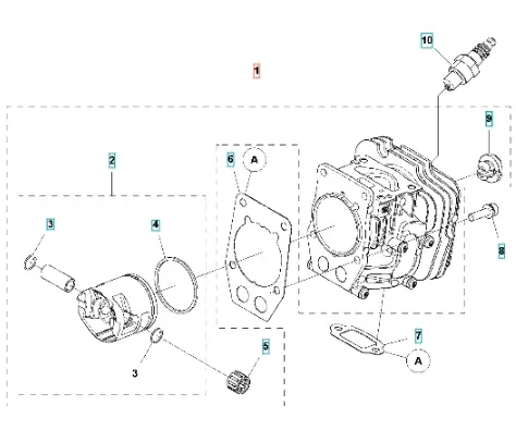 Achat Immédiat Cylindre Husqvarna T540XP