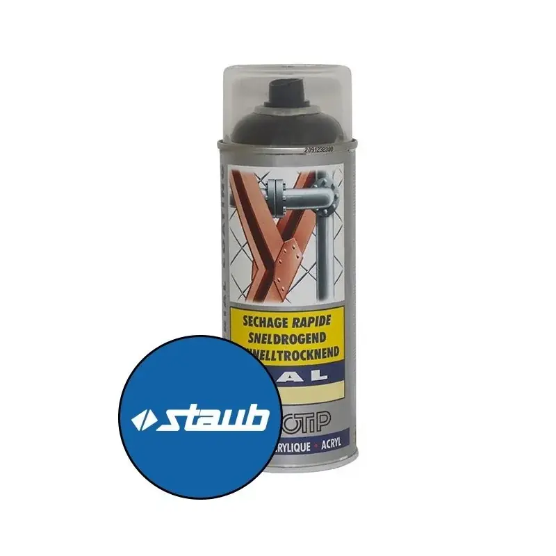 Peinture spéciale motoculture couleur BLEU STAUB - Aérosol 400ml Acheter Direct