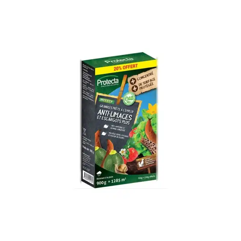 Usine Directe ANTI-LIMACES ET ESCARGOTS CONCENTRÉ 900 G – PROTECTA
