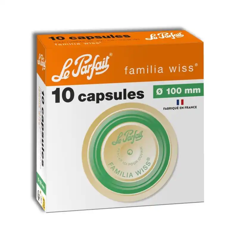 Prix Réduit 10 CAPSULES Ø 100 MM – LE PARFAIT