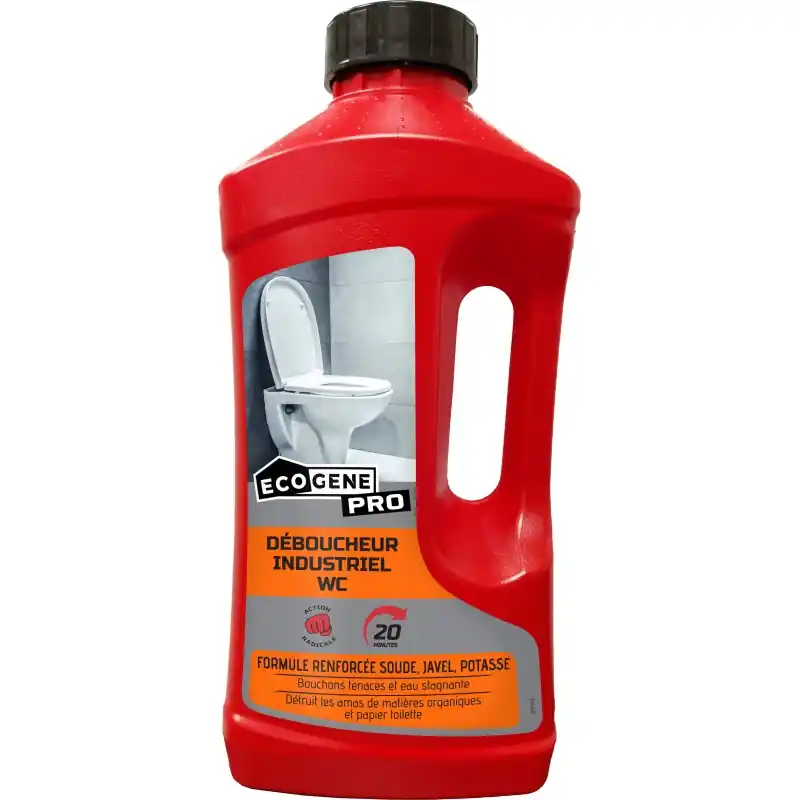 Quantité Limitée DEBOUCHEUR INDUSTRIEL WC PRO 1L – ECOGENE