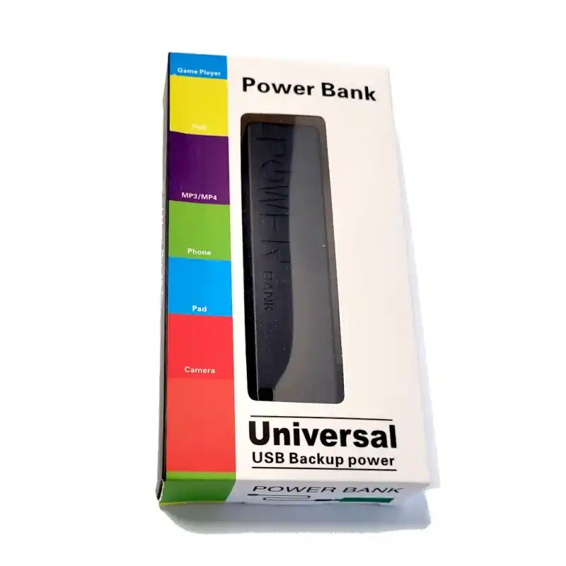 Offre Exclusive BATTERIE EXTERNE POWERBANK 2600 MAH 5V/1A NOIRE